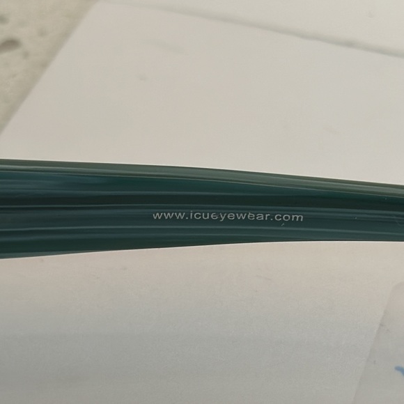 ICU EYEWEAR READING GLASSES 1.75 NWT TIGER EYE BLACK AND GREEN - Picture 9 of 9